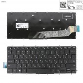 Клавиатура для Dell Inspiron Gaming 14-7466, Latitude 3390, Vostro 5370, (RU, черная)