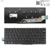 Клавиатура для Dell Inspiron Gaming 14-7466, Latitude 3390, Vostro 5370, (RU, черная)