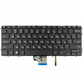 Клавиатура для Dell Precision M3800, XPS 15 9530 Series, (RU/UA, черная, с подсветкой)