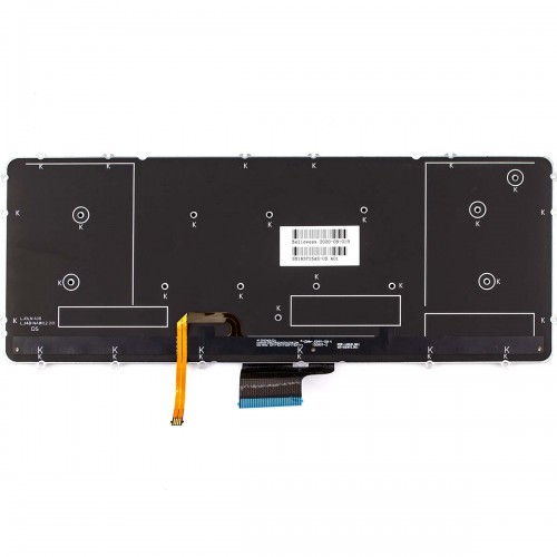 Клавіатура для Dell Precision M3800, XPS 15 9530 Series, (RU/UA, чорна, з підсвіткою)