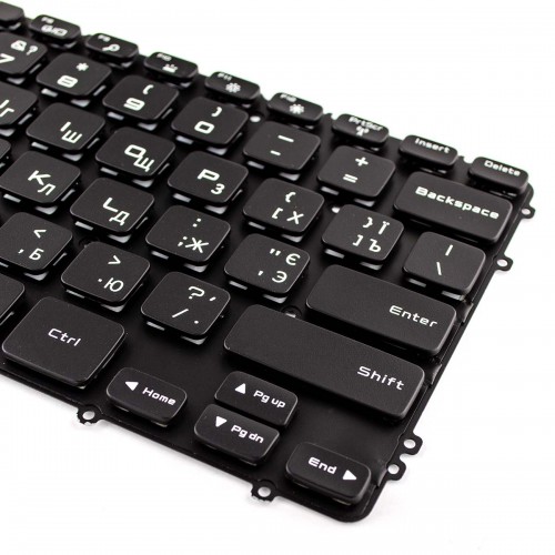 Клавіатура для Dell Precision M3800, XPS 15 9530 Series, (RU/UA, чорна, з підсвіткою)
