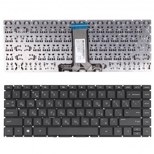 Клавіатура для ноутбука HP Pavilion X360 14-BA 14T-BA 14M-BA 14-BS series, RU, (Black, Original)