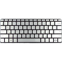 Клавиатура для HP Spectre 13-v 13-v001xx 13-v011dx 13-v021nr series, RU/UA, (Silver, с подсветкой)