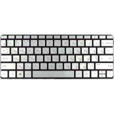 Клавиатура для HP Spectre 13-v 13-v001xx 13-v011dx 13-v021nr series, RU/UA, (Silver, с подсветкой)