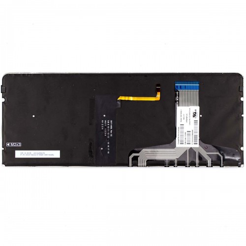 Клавиатура для ноутбука HP Spectre 13-v 13-v001xx 13-v011dx 13-v021nr series, RU/UA, (Silver, с подсветкой)