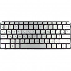 Клавіатура для HP Spectre 13-v 13-v001xx 13-v011dx 13-v021nr series, RU/UA, (Silver, з підсвіткою)
