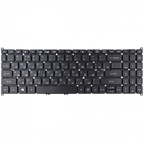 Клавіатура для ноутбука Acer A315-22 A515-43 A515-44 A515-45 A515-52 A515-54 A515-55 A515-56 SF315-41 EX215-31, RU, Black