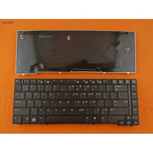Клавиатура для ноутбука HP EliteBook 8440P 8440W US, (черная, Аналог)