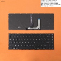 Клавіатура для MSI GS65 Stealth GS65VR MS-16Q2 US (з підсвіткою, чорна, Original)