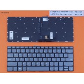 Клавиатура для Lenovo IdeaPad 320-14ISK 320S-14IKB 320S-14IKBR, US, (серая, с подсветкой, Original)