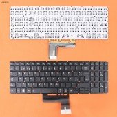 Клавіатура для Toshiba Satellite L50-B S50-B L50D-B L50T-B L50DT-B L55(D)-B S55-B S55T-B S55D-B, (Spanish, чорна, 342x112mm, версия 2, вертикальний Enter)