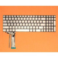 Клавіатура для Asus N551 N551J N551JB N551JK N551JM N551JQ, RU, (silver, з підсвіткою) Клавіатура для Asus N551 N551J N551JB N551JK N551JM N551JQ, RU, (silver, з підсвіткою)