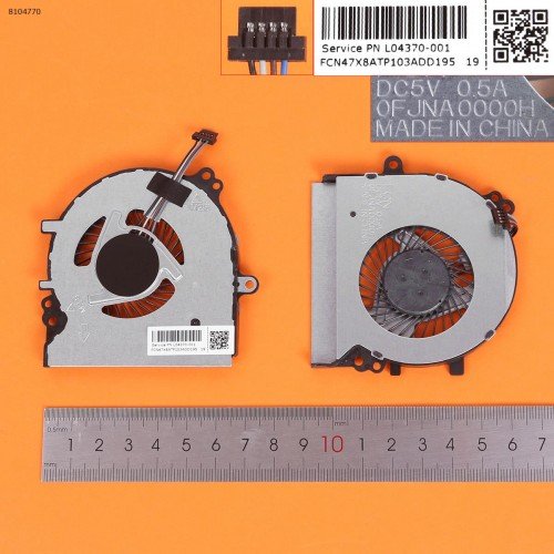 Вентилятор кулер для ноутбука HP Probook 430 G5, (NS65B02-17A17, L04370-001, Original)