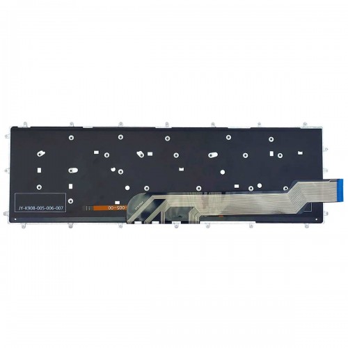 Клавіатура для ноутбука Dell Inspiron 3580 3581 3584 5570 7566 7567 7577 P66F P72F P75F, RU, Black, Backlit, Аналог