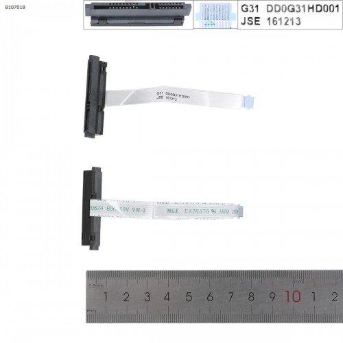 Шлейф Sata HDD/SSD для ноутбука HP Pavilion 14-AL 14-AL000 TPN-Q171 series, (DD0G31HD001, 856205-001, DD0G31HD020)