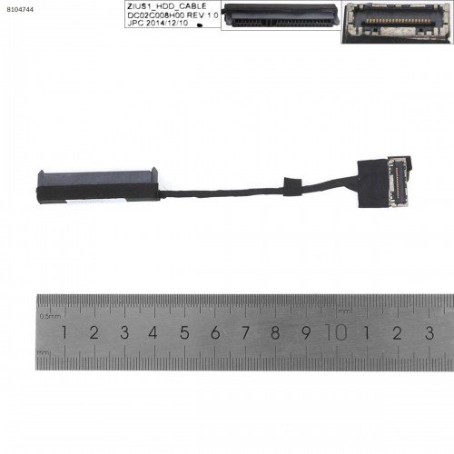 Шлейф Sata HDD/SSD для ноутбука Lenovo ThikPad Yoga S5 15 Type 20DQ 20DR, (DC02C008H00, 00JT329, ZIUS1)