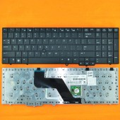 Клавиатура для HP EliteBook 8540W, US, (черная, с поинтстиком, Original)