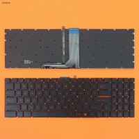 Клавиатура для MSI GT72 GS60 GS70 WS60 GE72 GV72 GE62, US, (красная подсветка, Original)