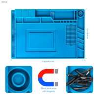 Силіконовий килимок для розбирання ремонту паяння 450*300мм Силіконовий килимок для розбирання ремонту паяння 450*300мм