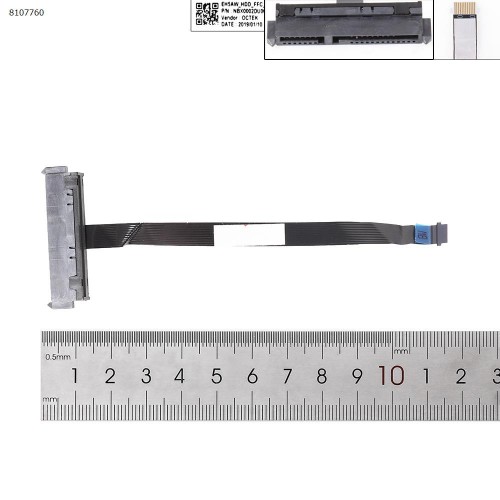 Шлейф Sata HDD/SSD для ноутбука Acer Aspire A315-33 A515-52G A515-52K, (50.H14N2.003, EH5AW, NBX0002DU00/NBX0002FX00)