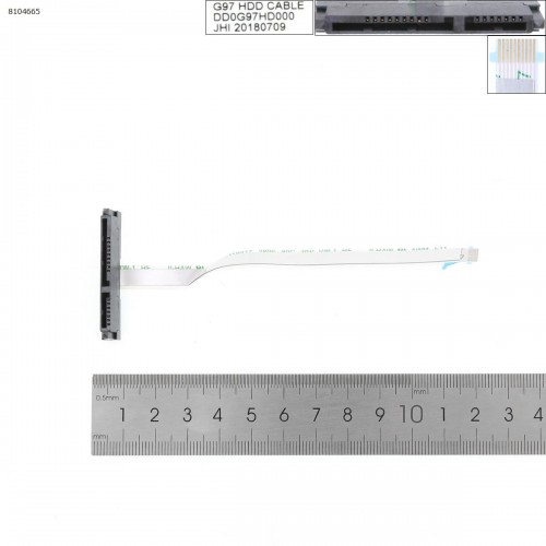 Шлейф Sata HDD/SSD для ноутбука HP Pavilion 17-AR 17Z-AR 17-AN series, (DD0G97HD000, 933468-001)