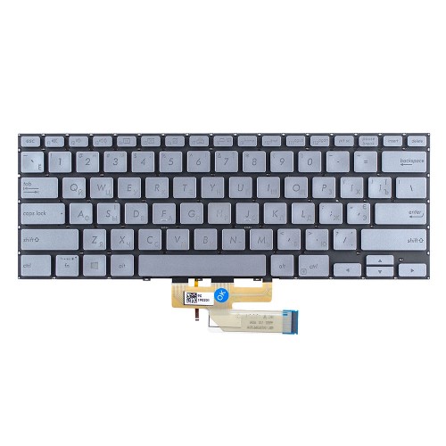 Клавіатура для ноутбука Asus ZenBook Flip UM462DA UX462DA UX462FA series, RU/UA, з підсвіткою
