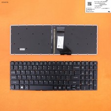 Клавиатура для Acer Aspire E5-722G, V3-574G, E5-573G, E5-532G, A315 A517 A515 A715 A717 series, US, (черная, с подсветкой)