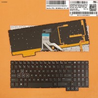 Клавиатура для HP Omen 15-CE 15T-CE series, US, (черная, цветная подсветка, Original)
