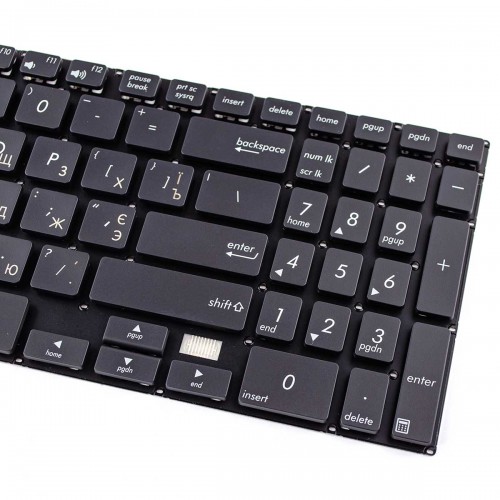 Клавиатура для ноутбука Asus Pro PU500 PU500CA PU551 PU551JA PU551LA, RU/UA, (черная, Original)