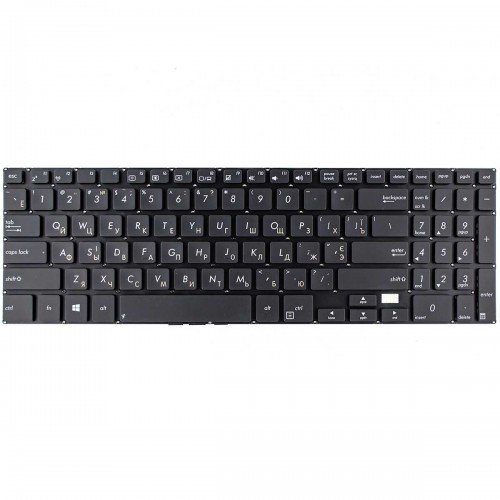 Клавіатура для Asus Pro PU500, PU500CA PU551 PU551JA PU551LA, RU/UA, (чорна, Original)