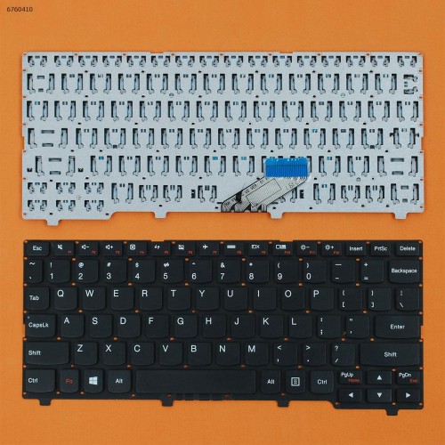 Клавиатура для ноутбука Lenovo IdeaPad 110S-11IBR, US, черная