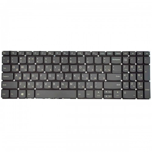 Клавиатура для ноутбука Lenovo IdeaPad 330S-15IKB 330S-15AST V130-15IKB V130-15IGM V330-15IKB V330-15ISK, RU, (серая, с подсветкой)