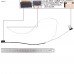 Шлейф матрицы для ноутбука Dell Inspiron 15 5000 5570 5575 P75F, (eDP 30pin, DC02002VB00, 0DDHWX)