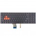 Клавиатура для ноутбука Asus GL502VM GL502VS GL502VT GL502VY GL702VS GL702V, US, (черная, красная подсветка, красный шрифт)