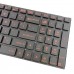 Клавиатура для ноутбука Asus GL502VM GL502VS GL502VT GL502VY GL702VS GL702V, US, (черная, красная подсветка, красный шрифт)