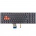 Клавіатура для Asus GL502VM GL502VS GL502VT GL502VY GL702VS GL702V, US, (чорна, червона підсвітка, червоний шрифт)