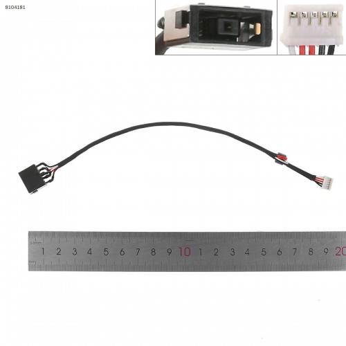 Роз'єм гніздо живлення для Lenovo Thinkpad T450S T440 T440S, DC30100KM00, 00HT247, (Square Yellow+pin з проводом/кабелем)