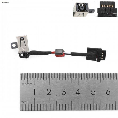 Разъем питания для ноутбука Dell XPS 13 9343 9350 9360, PJ870, (с проводом/кабелем)