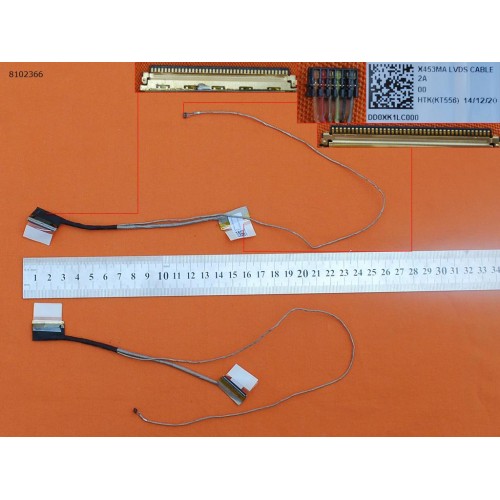 Шлейф матриці для ноутбука Asus A453MA D453MA F453MA P453MA R413MA X453MA, (LVDS 40pin, DD0XK1LC000, 14005-01250000, 14005-01250200)