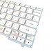 Клавиатура для ноутбука Lenovo Ideapad 100S-11Iby, RU/UA, белая