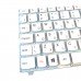 Клавіатура для ноутбука Lenovo Ideapad 100S-11Iby, RU/UA, белая