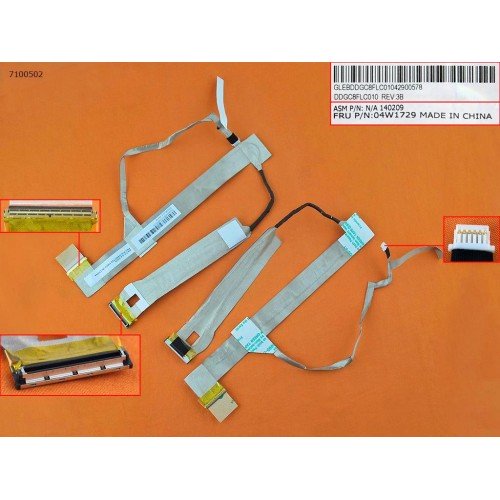 Шлейф матриці для IBM Lenovo Thinkpad L520 L512, (40pin, DDGC8FLC0100, Original)