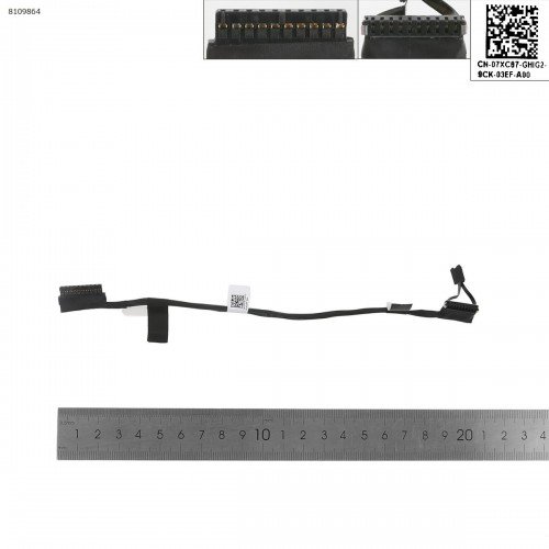 Кабель подключения батареи для ноутбука Dell Latitude E7480 E7490, 07XC87, DC02002NI00