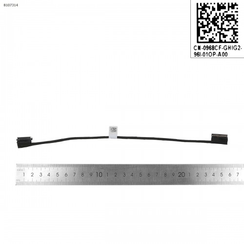 Кабель підключення батареї для ноутбука Dell Latitude E5580 CDM80 Precision M3520, DC02002NY00, 0968CF