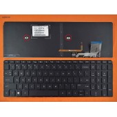 Клавиатура для HP ENVY TouchSmart M6-K, US, (черная, с подсветкой, Original)