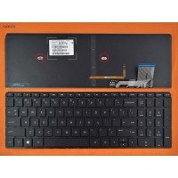 Клавіатура для HP ENVY TouchSmart M6-K, US, (чорна, з підсвіткою, Original)