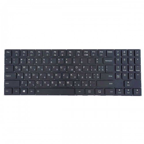 Клавіатура для ноутбука Lenovo Legion Y520-15IKB Y520-15IKBN Y520-15IKBA Y520-15IKBM, RU, Black, Backlit