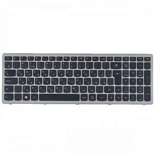 Клавиатура для ноутбука Lenovo IdeaPad G500s S500 Z510, RU, серая рамка