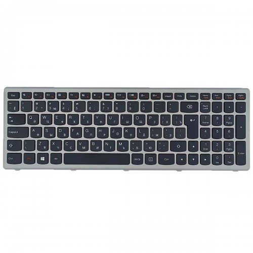 Клавіатура для Lenovo IdeaPad G500s S500 Z510, RU, сіра рамка