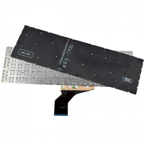 Клавиатура для ноутбука HP Pavilion 15-DA 15-DB 15-DX 15-DR 15-DW 15-CX 15-CS, 250 255 G7, RU/UA, (Silver, с подсветкой, Original)